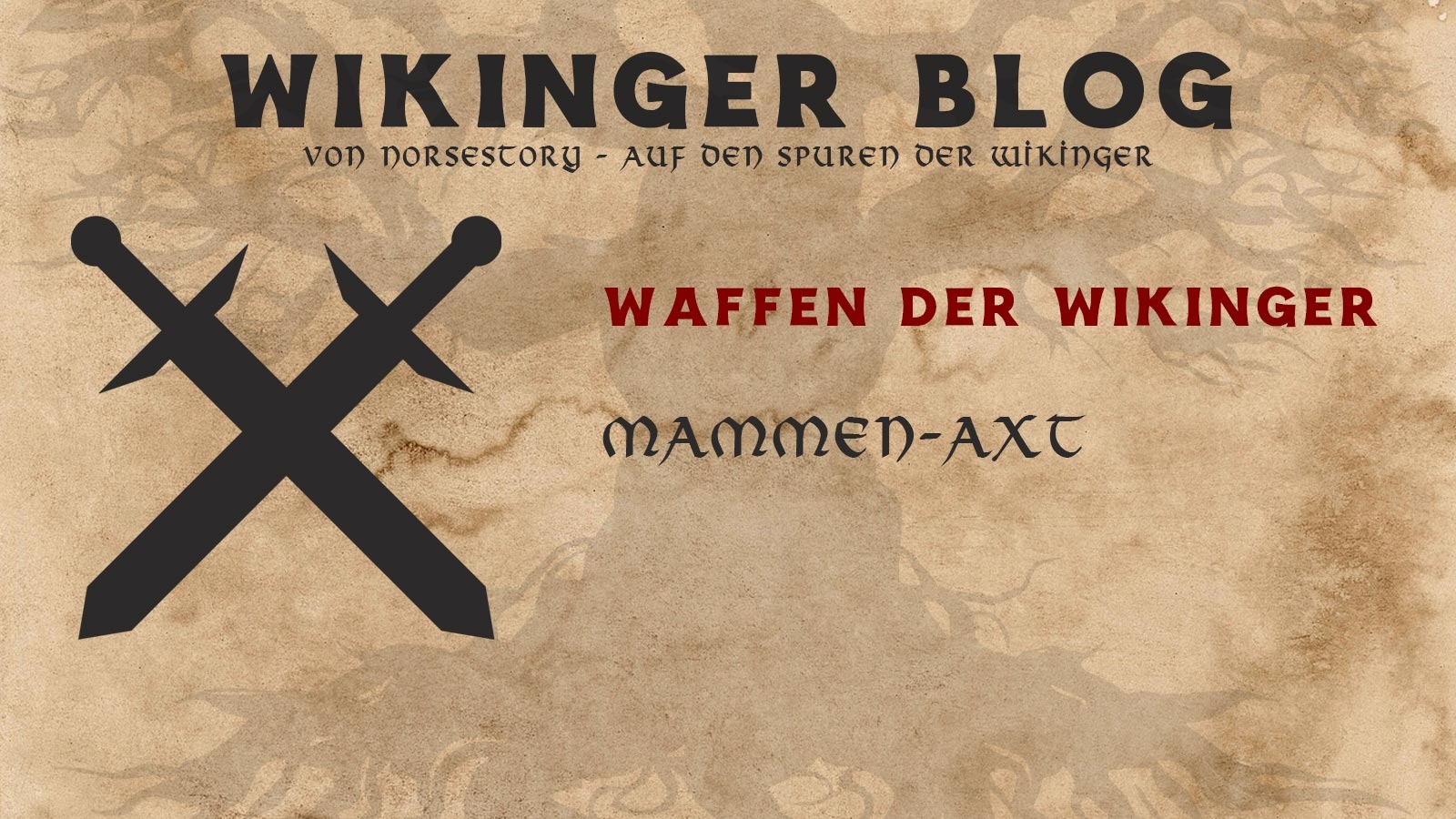 Wikinger Waffen Mammen-Axt