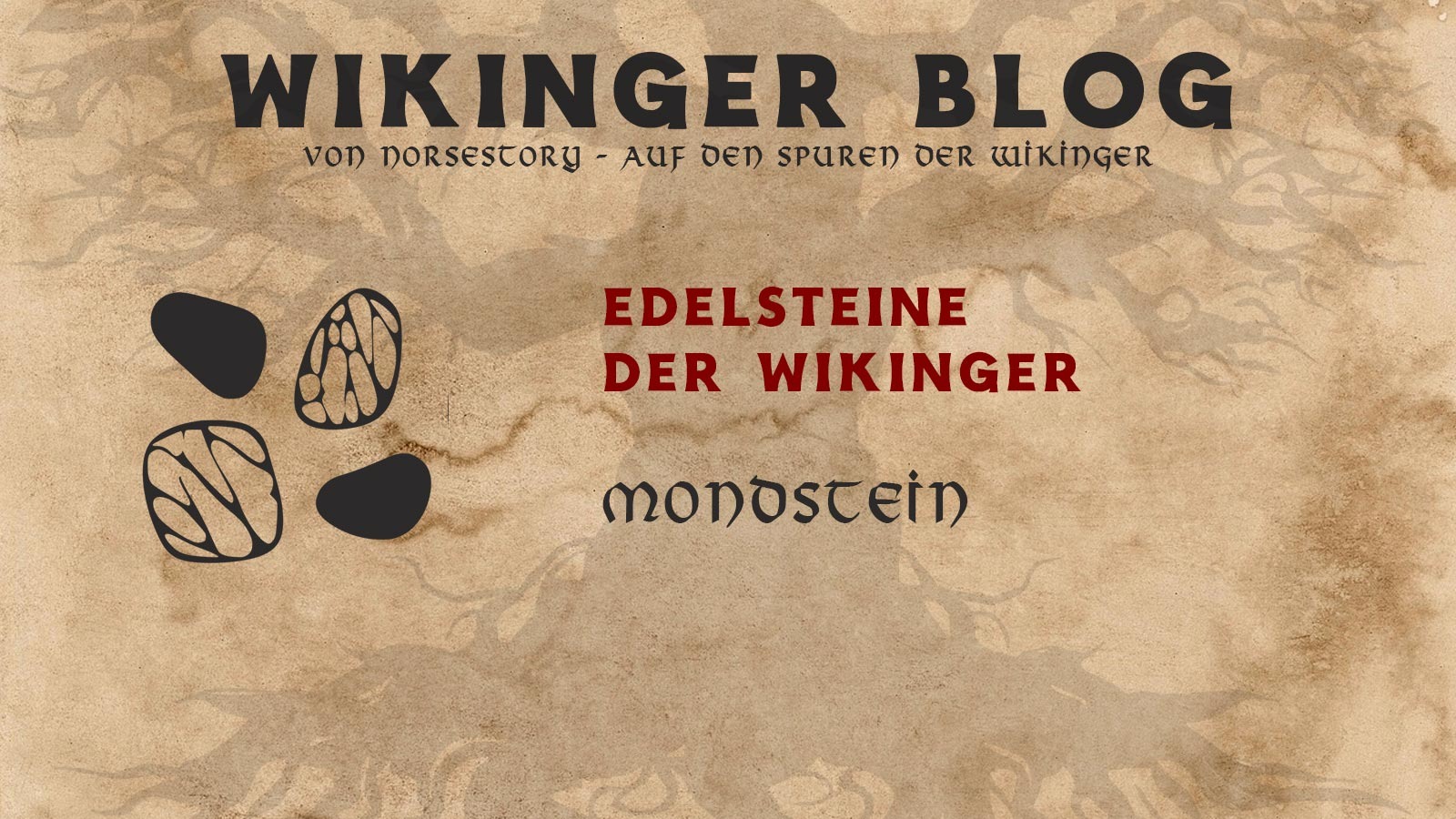 Wikinger Edelstein Mondstein