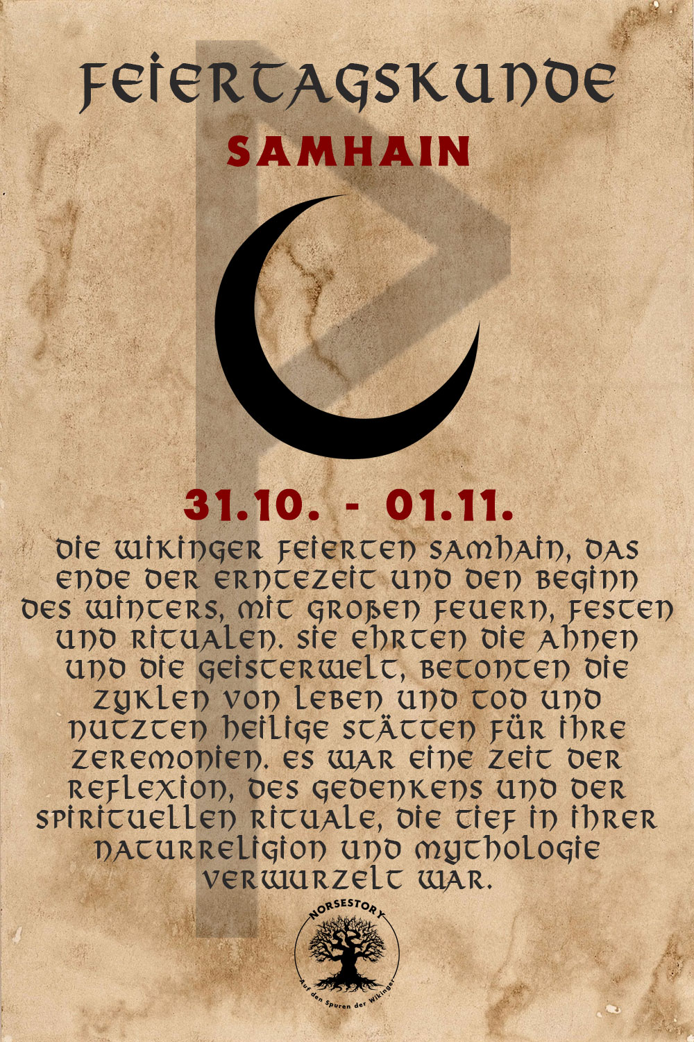 Wikinger Feiertag Samhain