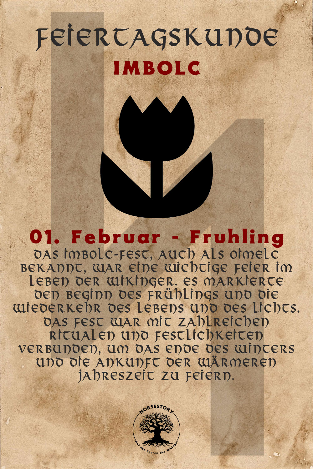 Wikinger Feiertag Imbolc