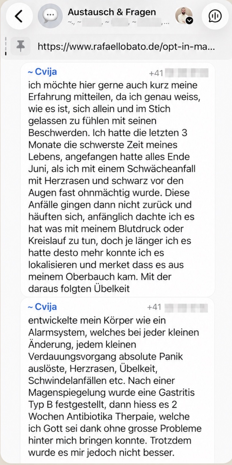 Nachricht von Cvija in der Magenretter-Community: nach Gastritis, Übelkeit und Herzrasen geht es mit dem Magenretter Schritt für Schritt bergauf