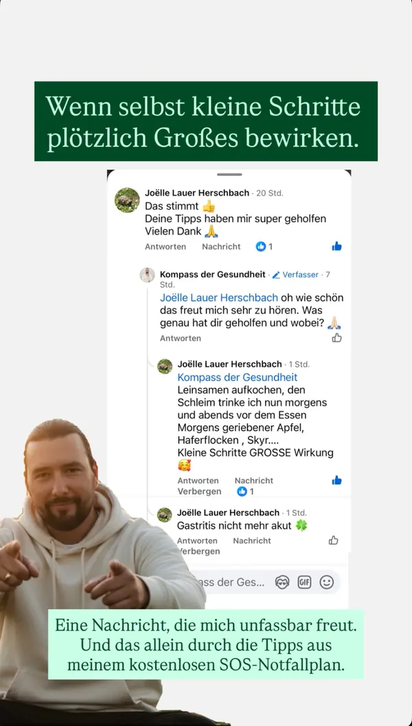 Echte Nachricht über den Magenretter, Screenshot 1 von 4