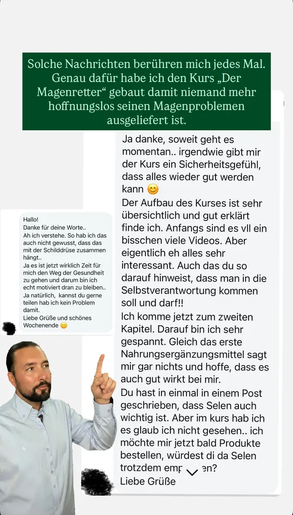 Echte Nachricht über den Magenretter, Screenshot 2 von 4