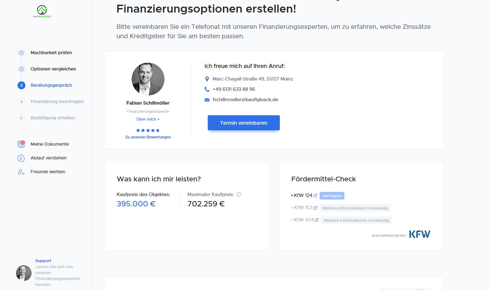 Kundenportal Baufiglueck.de