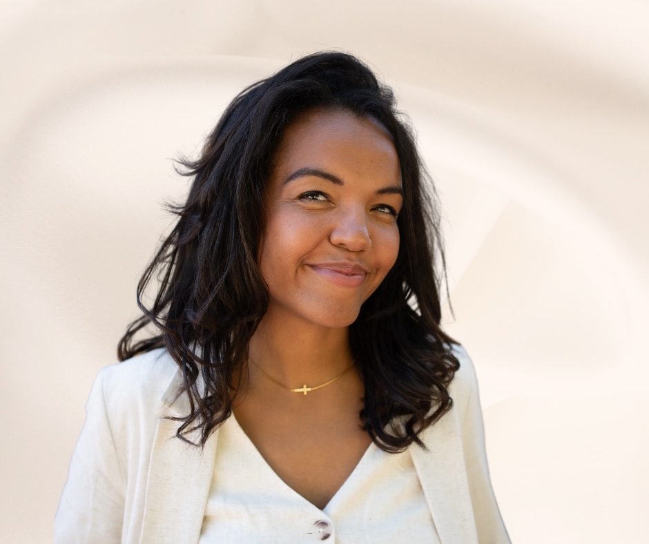 Joana, Gastgeberin des Renten-Countdown-Webinars