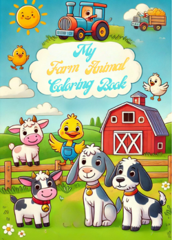 My Farm Animal Coloring Book