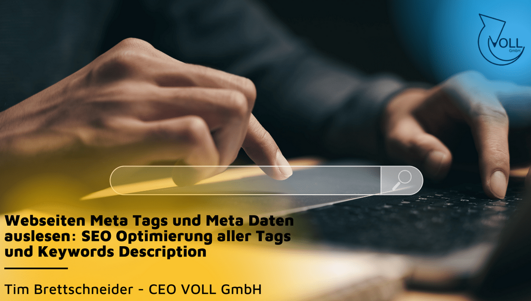 Webseiten Meta Tags und Meta Daten auslesen: SEO Optimierung aller Tags und Keywords Description