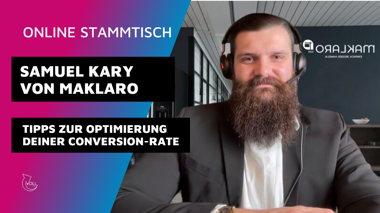 Optimierung der Conversion Rate für Immobilienmakler: Insights vom Maklerstammtisch