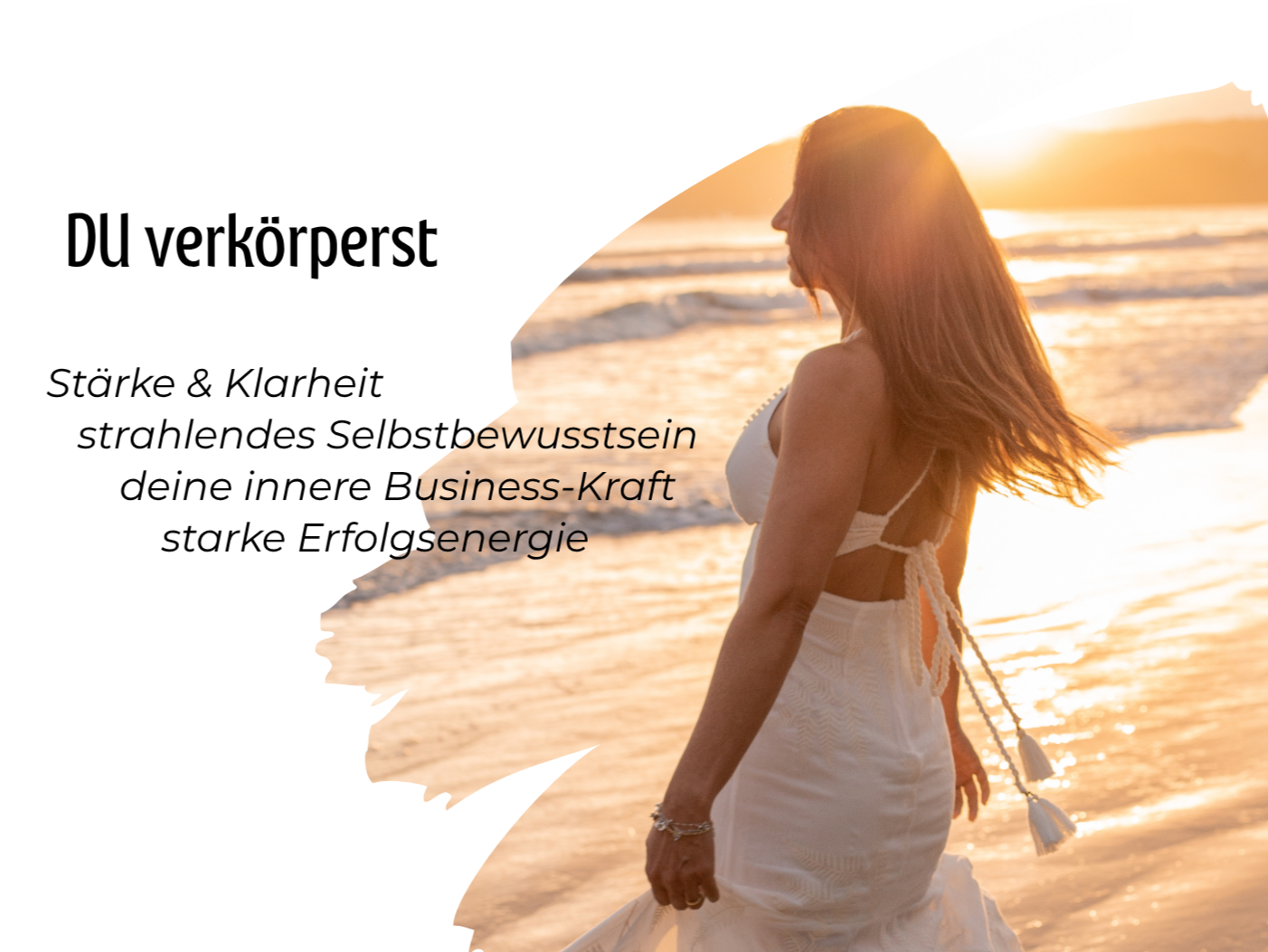 Energiegeladene Powerfrau