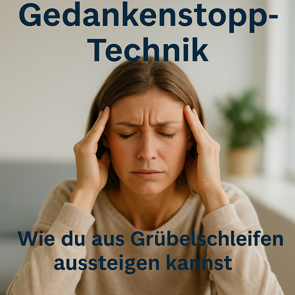 Die Gedankenstopp-Technik – Wie du aus Grübelschleifen aussteigen kannst