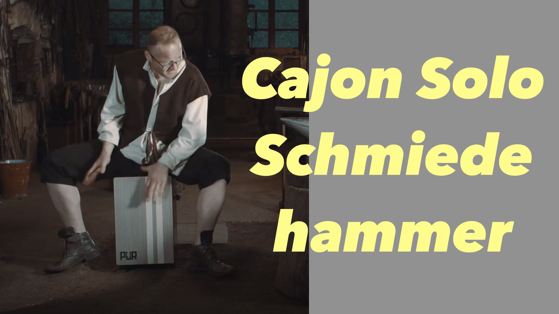 Cajon Solo Schmiedehammer