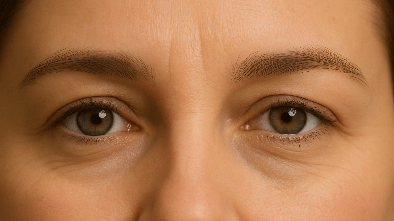 Frau Augen jung