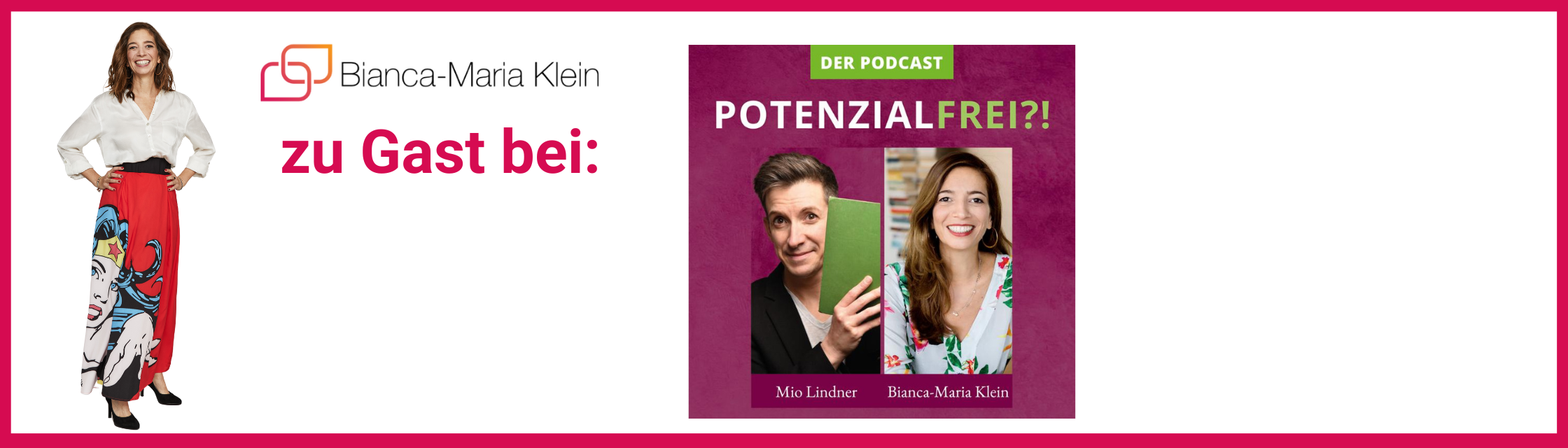 Podcast-Interview bei POTENZIALFREI - Bianca-Maria Klein