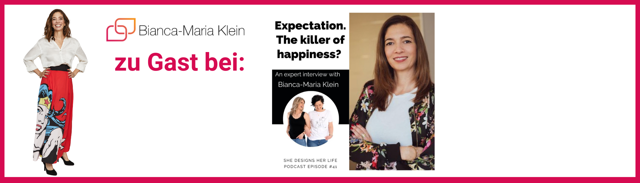 Podcast-Interview with SHE DESIGNS HER LIFE - Bianca-Maria Klein