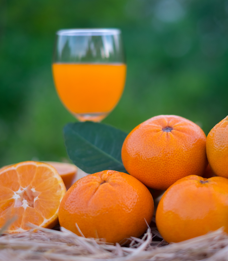 Orangensaft als eisenreiche Lebensmittel zur gesunden Ernährung