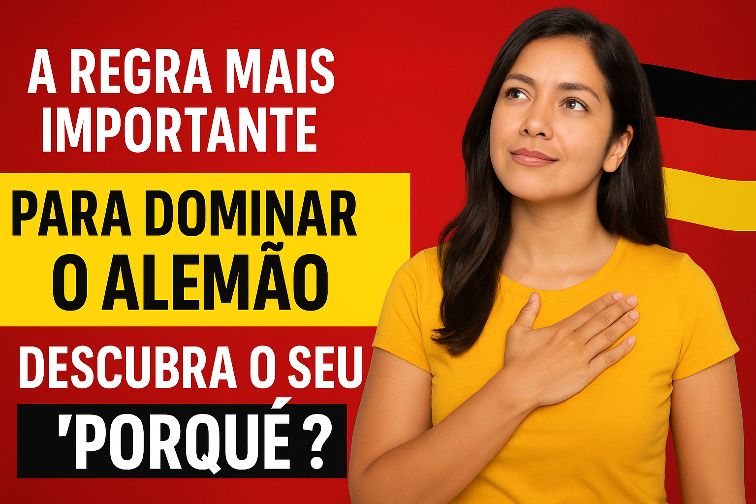 A regra mais importante para você dominar o alemão 2025
