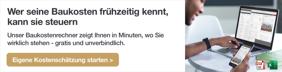 Mehrfamilienhaus Baukostenschätzung starten