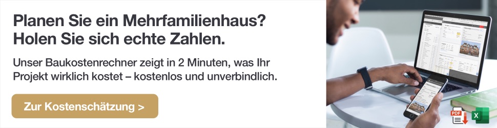 Mehrfamilienhaus Baukostenrechner starten