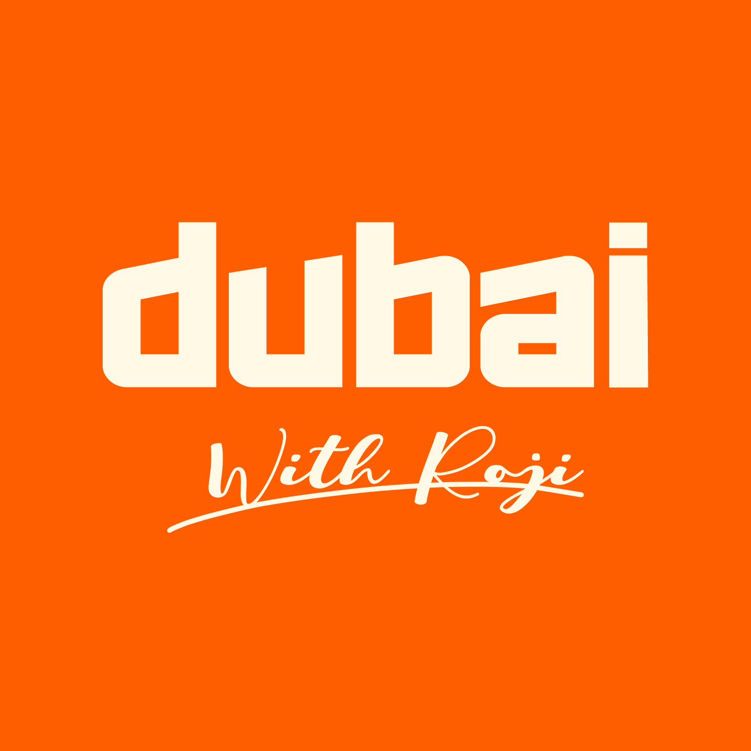 Dubai with Roji Logo