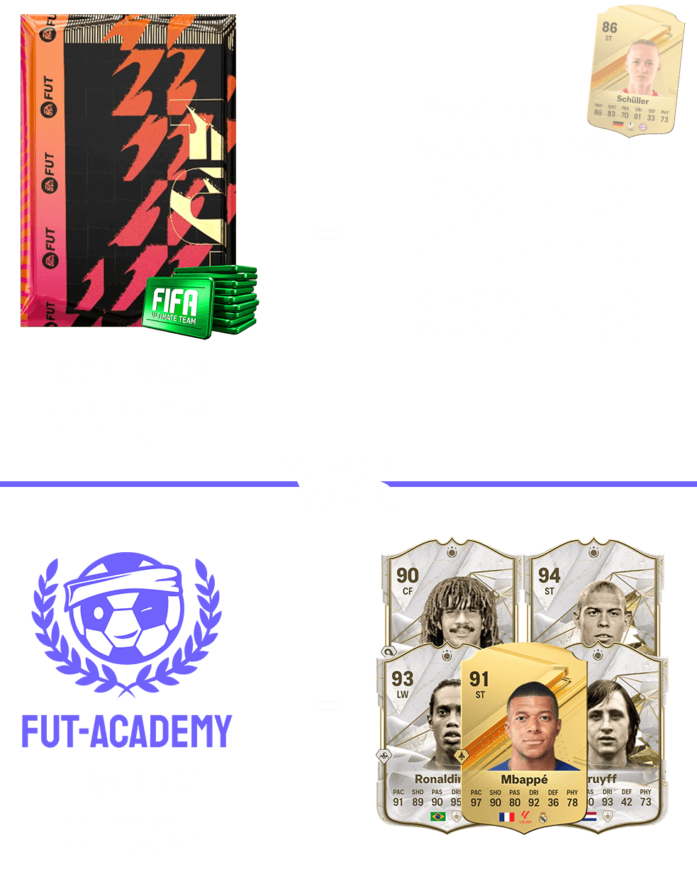 comparison fut-academy vs fifa points advantages of trading