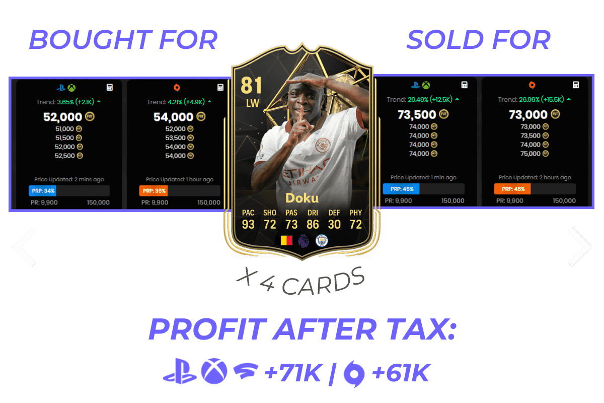Example trading tip fifa ultimate team third