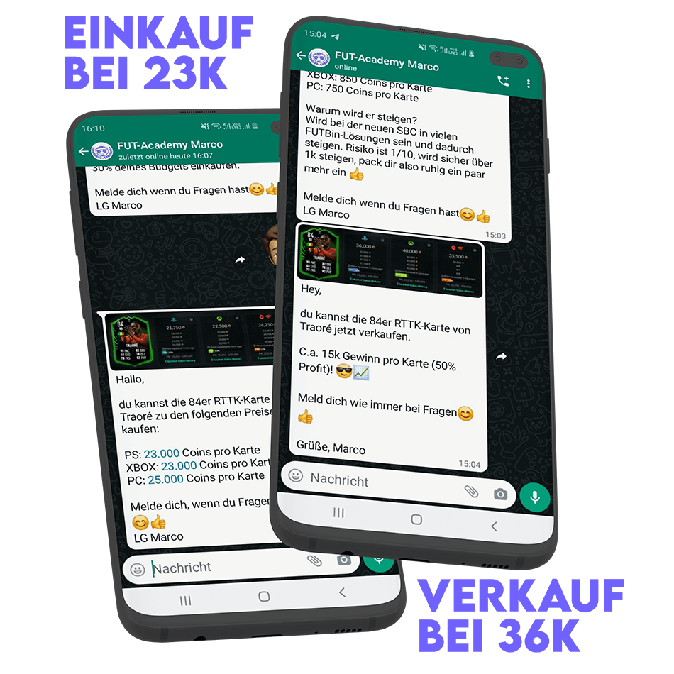 Beispieltipp trading in fifa mit tipp in whatsapp messenger fut-academy