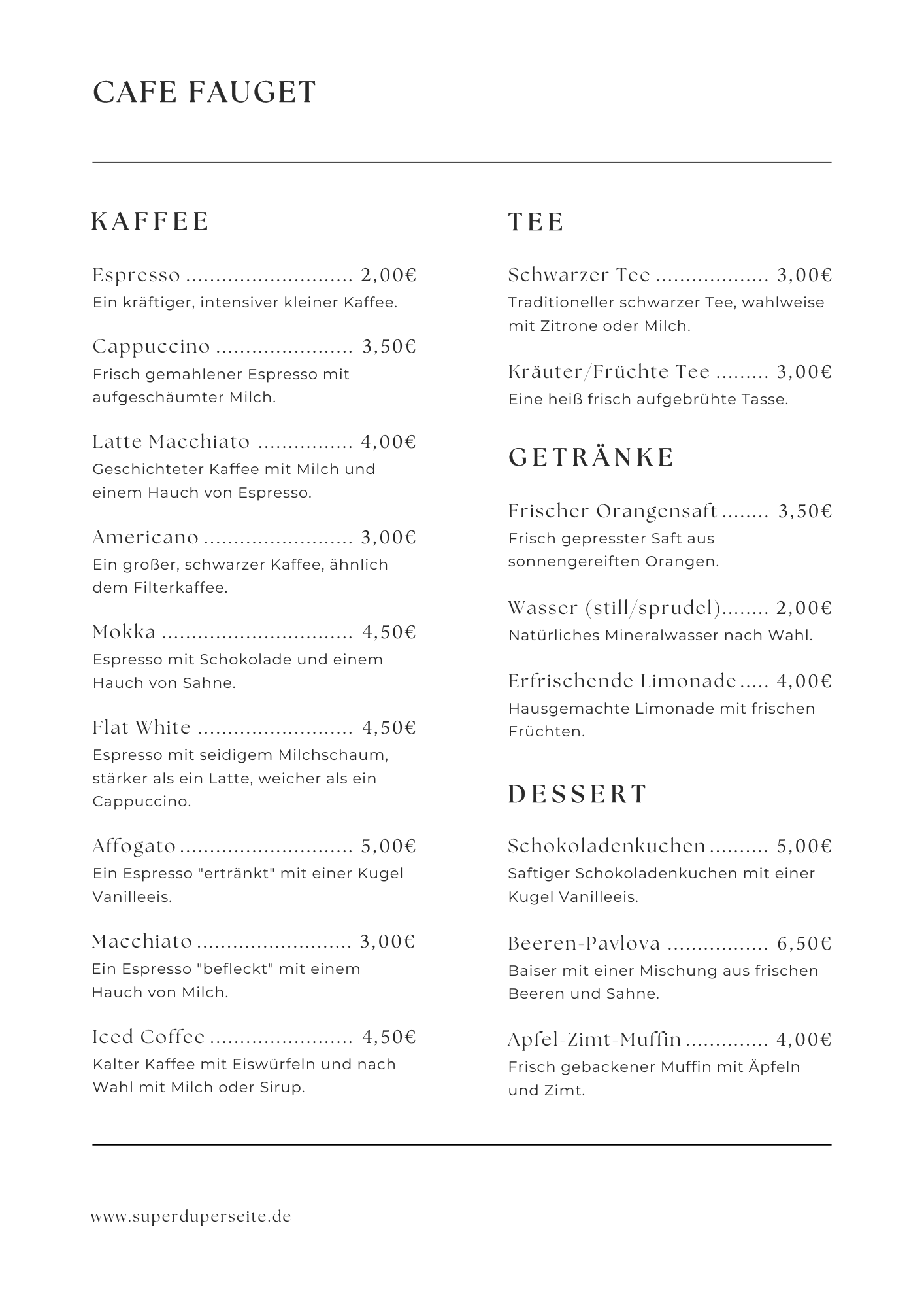 Grau Beige Elegant Menü Speisekarte.png