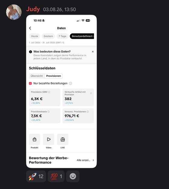 Ergebnis von Judy