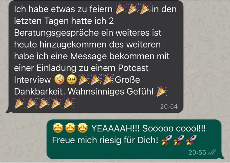 Anonymisierte Originalnachricht: Einladung zum Podcast-Interview