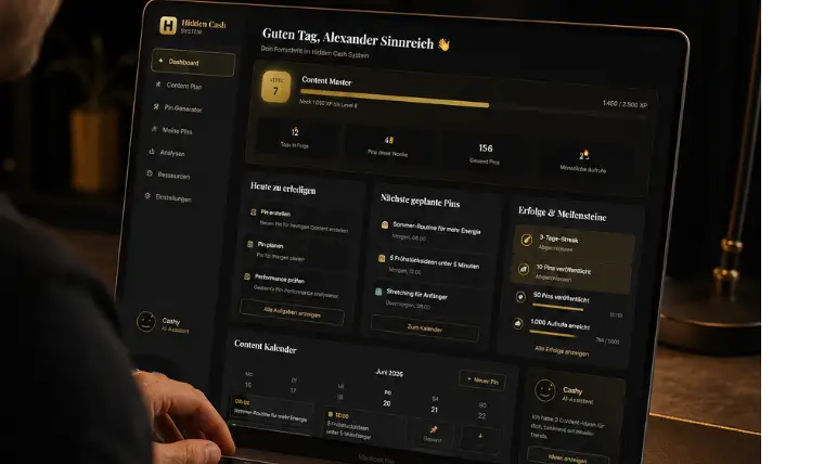 Das Hidden Cash System Dashboard