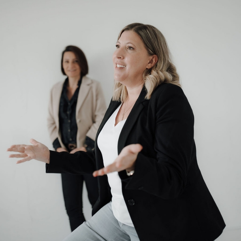 Sonja Thanner und Antje Mackner