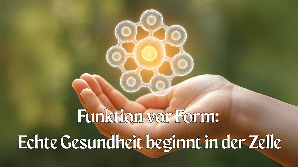 🧠 Funktion vor Form: Warum echte Gesundheit von innen kommt