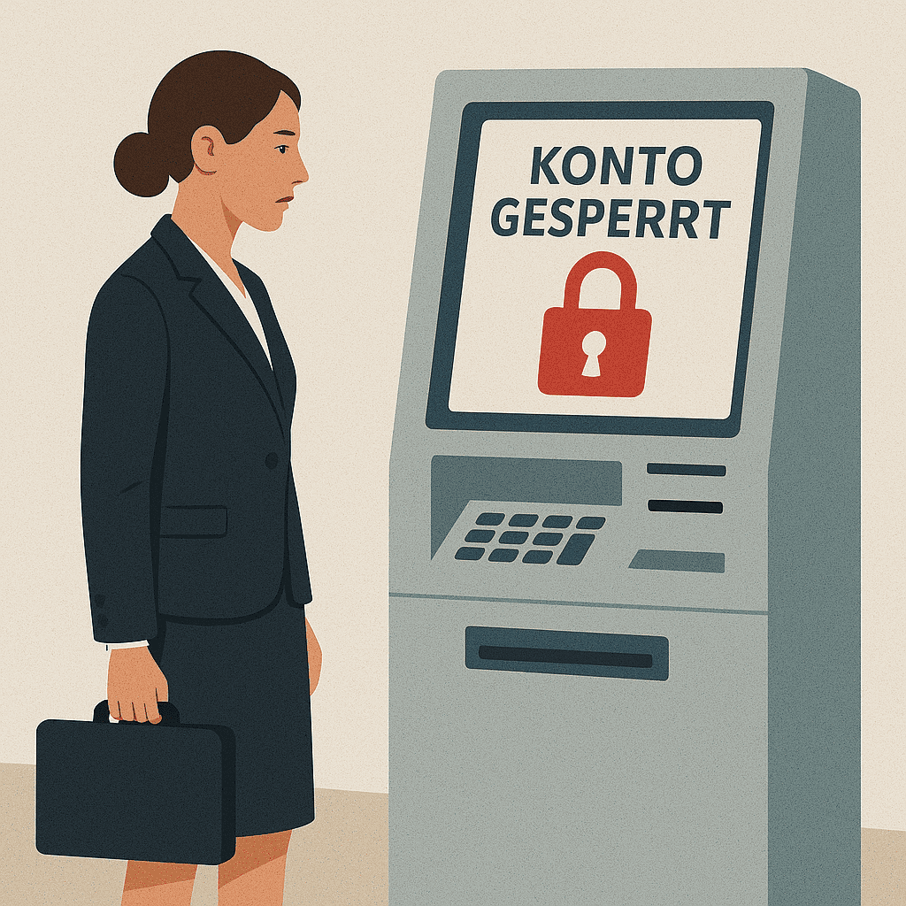 Was tun wenn das Bankkonto gesperrt wurde?