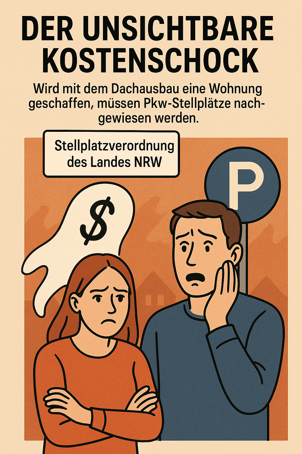 Wie eine Stellplatzablöse fast den Traum vom Dachausbau zerplatzen ließ