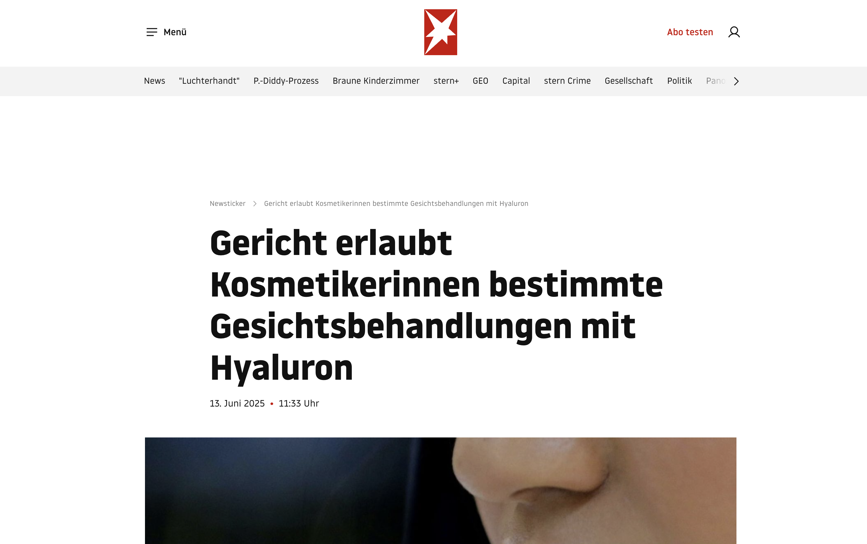 Rechtliche Bestätigung des IRI® Filler-Systems bei Stern.de