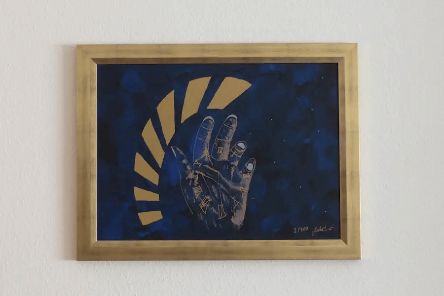 Replik "Die Zeit in DEINER Hand" an deiner Wand