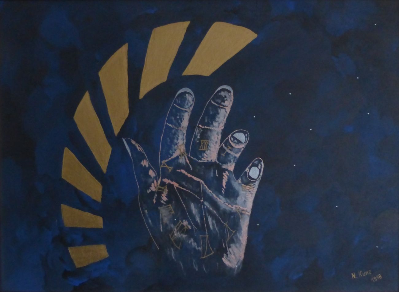 Energiebild "Die Zeit in DEINER Hand" von Norbert Kunz