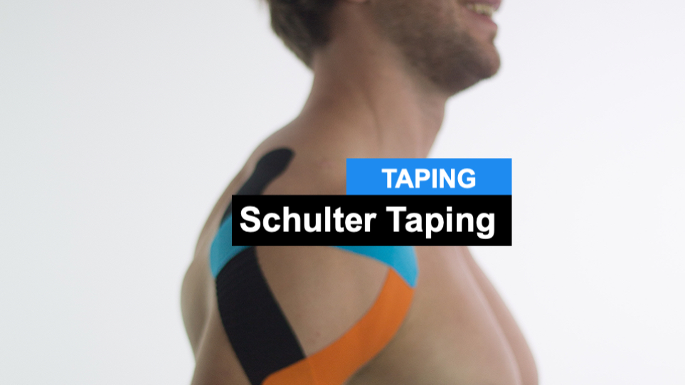 Schulter Tapen - Kinesiologie Taping Anleitung Schultergelenk