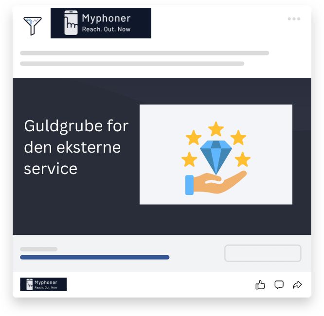  Illustration der viser Myphoners potentiale som en værdifuld løsning for eksterne salgs- og serviceudbydere med høj efterspørgsel i DACH-regionen.
