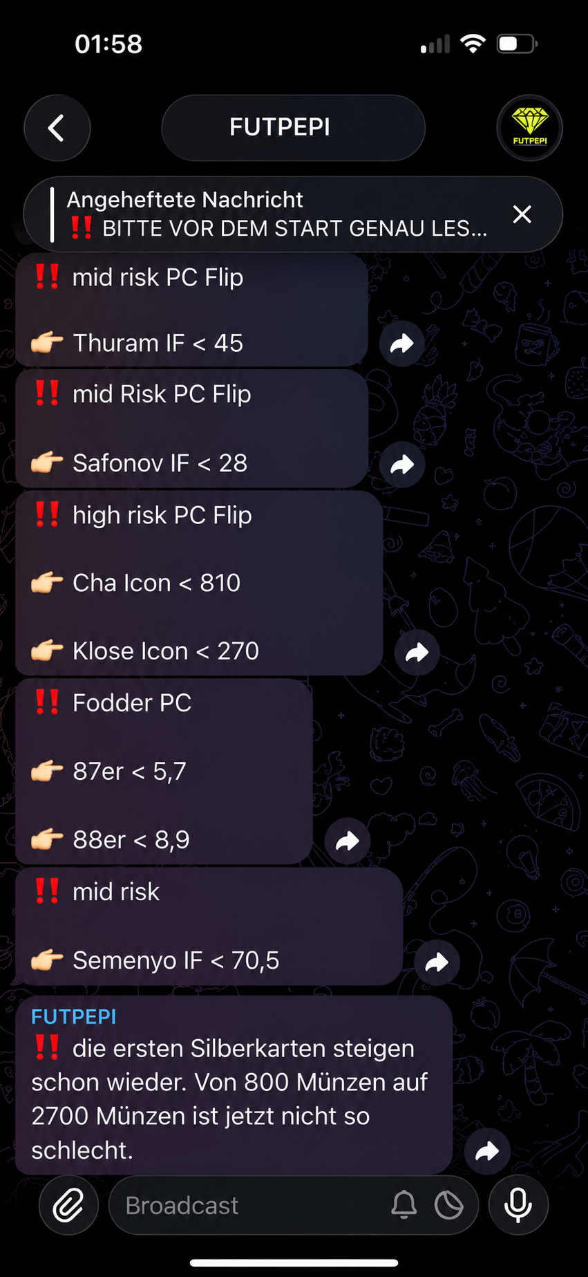 FUTPEPI-Channel: PC-Trading-Tipps, Einstiegspreise und Marktupdate