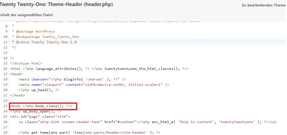 Google Tag Manager Wordpress verbinden body code