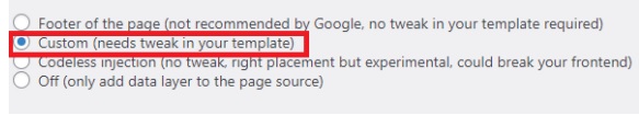 Google Tag Manager Wordpress custom einbinden