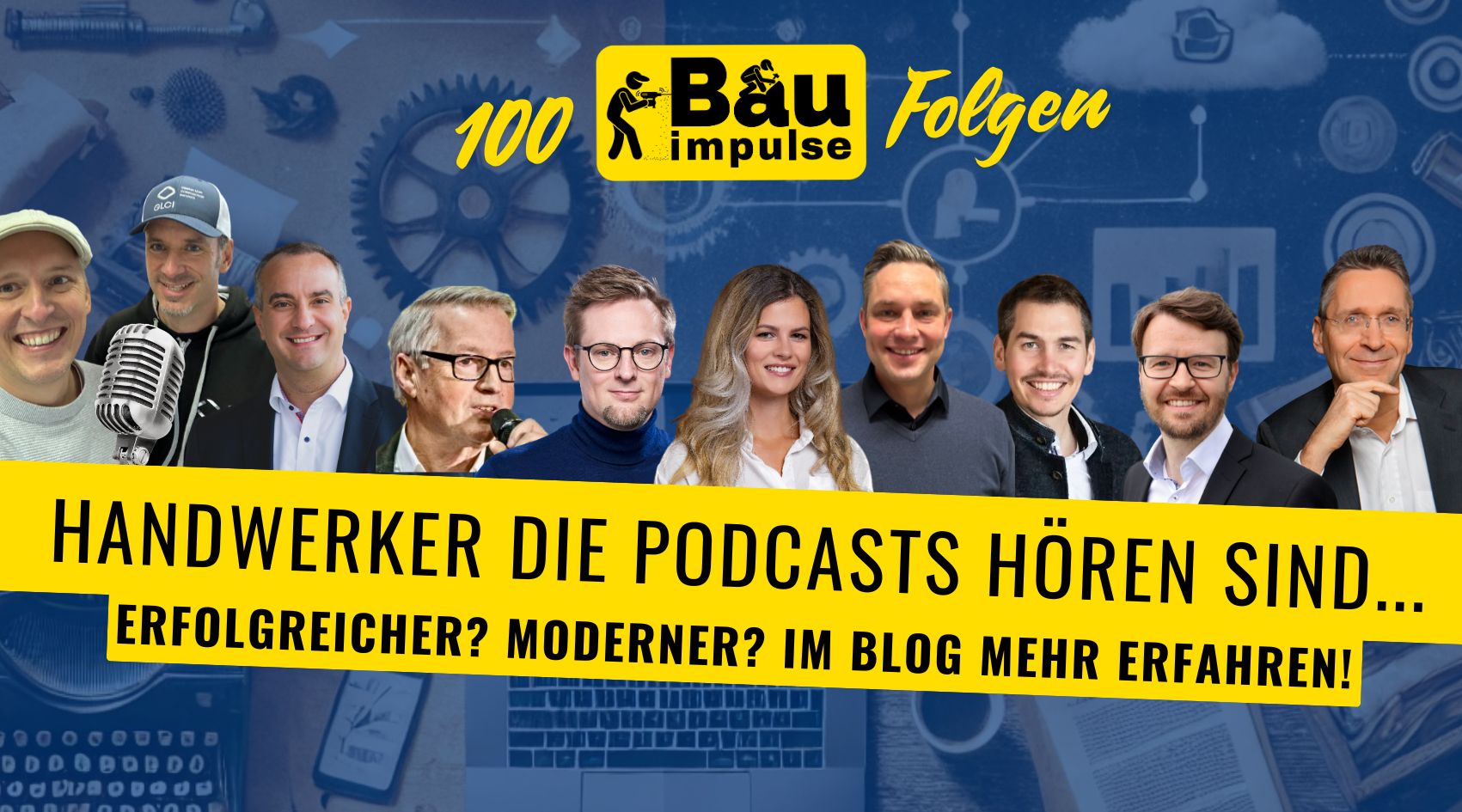 Handwerker, die Podcasts hören, sind…