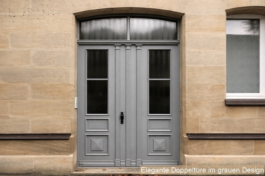 Elegante Doppeltür